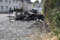 Wohnwagen abgebrannt Koeln Porz Langel Jakob Engelstr P10